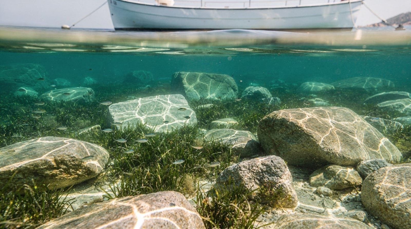 When the water is clearest for diving in Sardinia