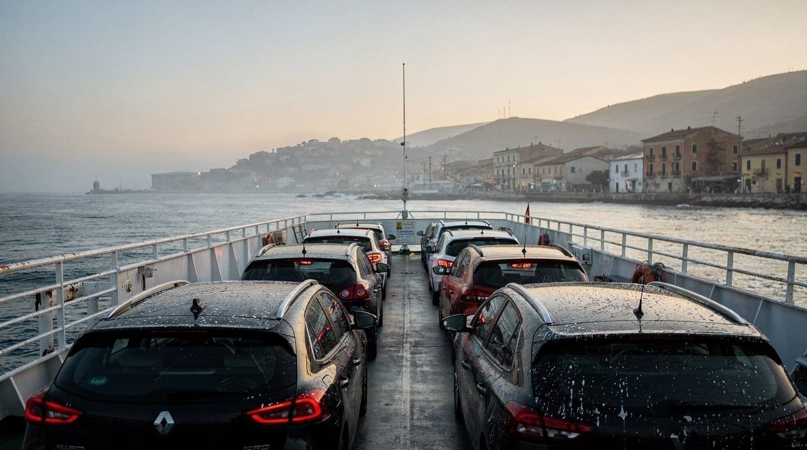 Ferry or flight to Sardinia — bringing a car, or hiring one