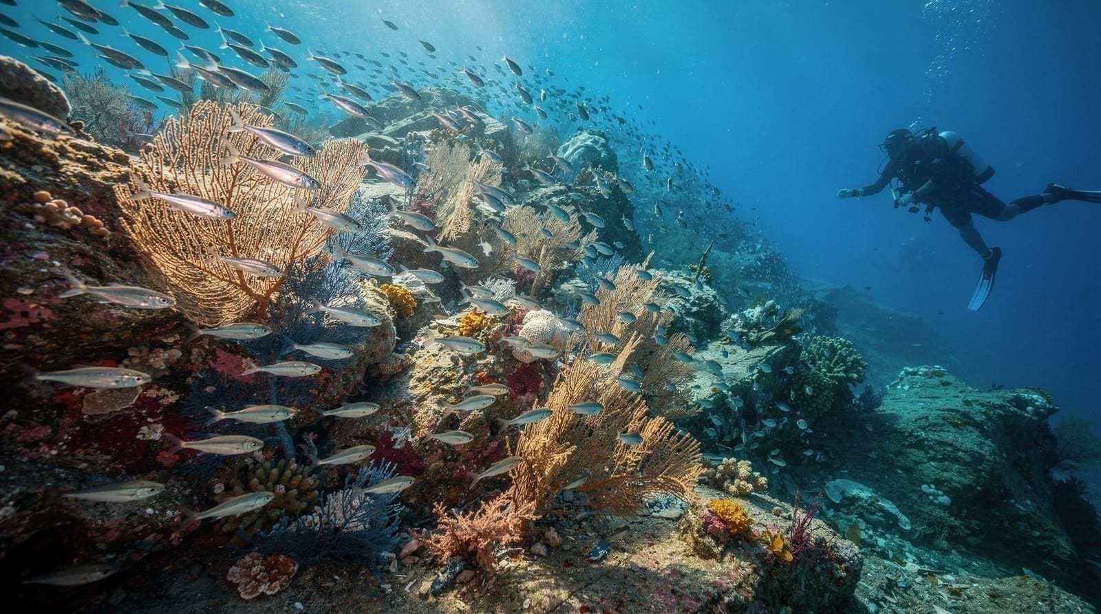 Diving at Villasimius and Capo Carbonara