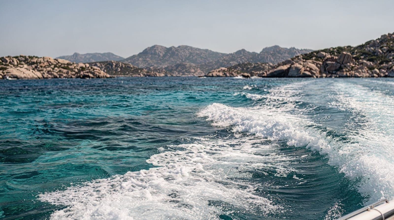 La Maddalena archipelago by boat