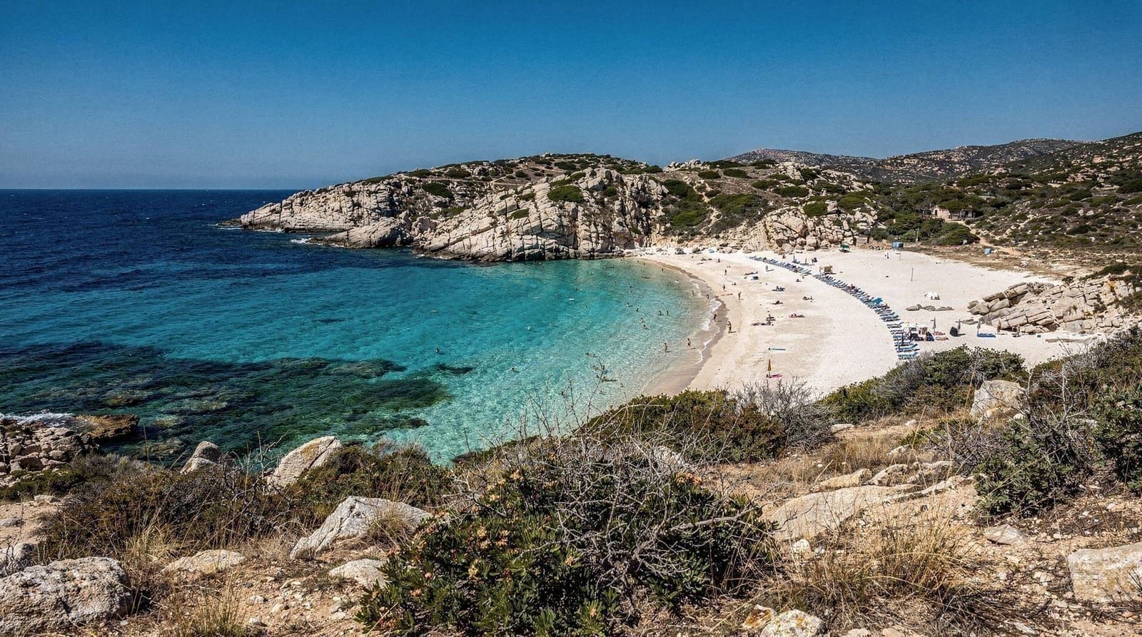 Tuerredda, the postcard beach at the edge of Teulada