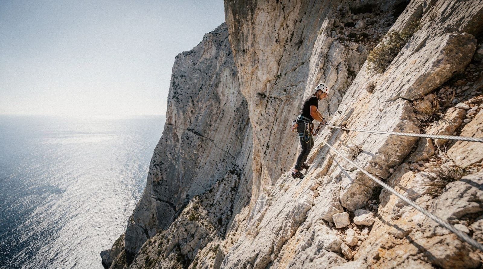 Via ferrata in Sardinia, mainly on Tavolara island