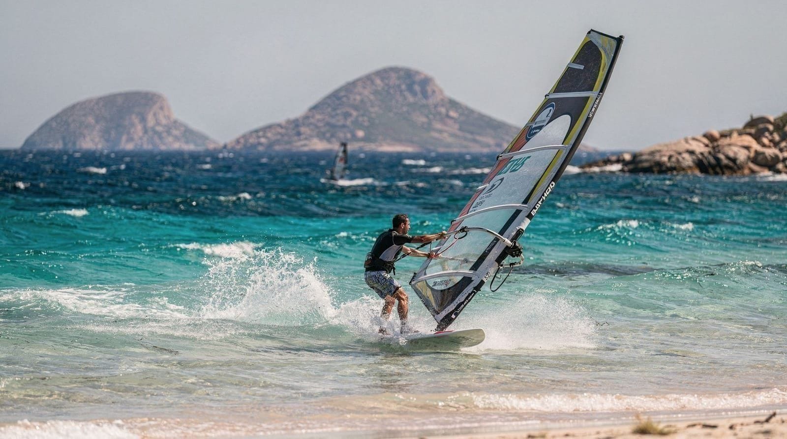 Windsurfing at Porto Pollo