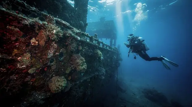 Wreck diving in Sardinia