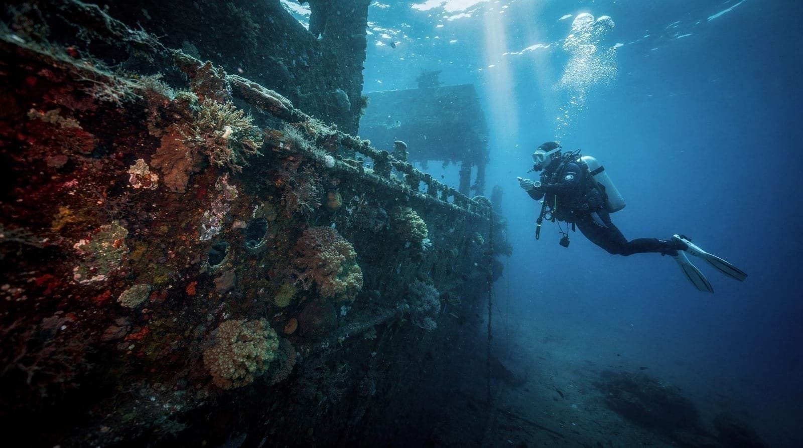 Wreck diving in Sardinia